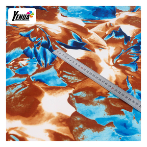 Tessuto Stampato in Poliestere Elasticizzato, Vendita all'Ingrosso, Tessuto Elasticizzato in 4 Direzioni <span class=keywords><strong>95</strong></span>% Poliestere <span class=keywords><strong>5</strong></span>% Spandex per Abiti - Product Image 5