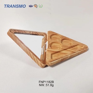 Contenedor de Rubor en Forma de Triángulo, Contenedores de Rubor de Bolsillo, Paleta de Sombras de Ojos Vacía, Paleta de Contorno - Product Image 4