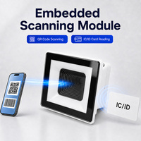 Módulo Escáner de Códigos QR 2D, Lector de Códigos de Barras Integrado, Motor CMOS con Interfaz USB TTL para Kioscos y Máquinas Expendedoras