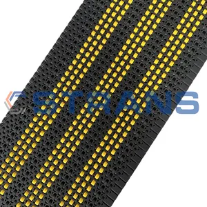 2024 high quality 1100 flat top plastic modular conveyor belts with plastic roller