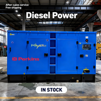 Groupe électrogène diesel refroidi par eau 30kW 50kV 80kVA 100kVA 200kVA 300kVA avec ATS (commutateur automatique) pour alimentation de secours industrielle