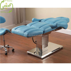 Reclinables salón de belleza barato eléctrica hidráulica tratamiento <span class=keywords><strong>Spa</strong></span> cama de masaje Facial silla - Product Image 4
