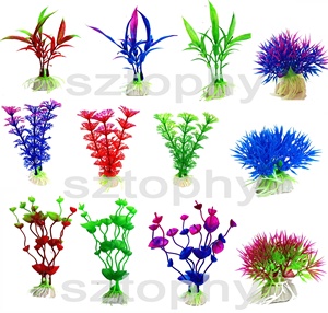 Accessoires d'<span class=keywords><strong>aquarium</strong></span> plante <span class=keywords><strong>en</strong></span> plastique artificielle bonne qualité grande plante pour <span class=keywords><strong>aquarium</strong></span> de réservoir de poissons - Product Image 3
