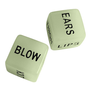 <span class=keywords><strong>Jeu</strong></span> pour adultes Girlspower, dés à lettres anglaises qui brillent dans le noir, vibrateurs érotiques lumineux, dés à lettres lumineux - Product Image 1