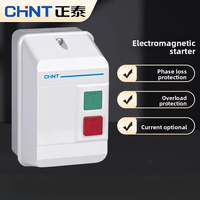 Démarreur magnétique Chint AC 50Hz NQ3-11P 5.5P 11KW 380V 17-25A, mode de commande non spécifié, fabriqué en Chine