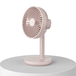 JISULIFE-ventilador de mesa eléctrico recargable, miniventilador de refrigeración USB con batería recargable, cuchilla de ventilador bldc, 2021