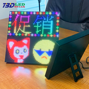 Led Bureau Display Vierkant 64*64 Dots Rgb Kleur Reclamevenster Digitaal Scherm Gemakkelijk Te Dragen Goedkope Prijs Billboard Voor Promotie - Product Image 4