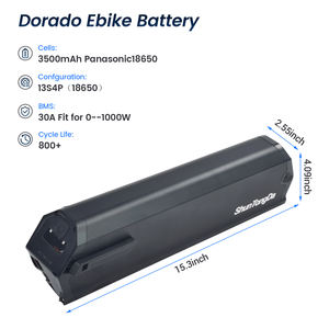 Paquete de batería de repuesto para bicicleta eléctrica de 48 voltios para Reention Dorado <span class=keywords><strong>Plus</strong></span> 48 V Ebike Kit de conversión eléctrica de litio con cargador - Product Image 3