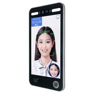 Lecteur d'empreintes digitales biométrique intelligent 10 pouces pour contrôle d'accès extérieur avec RFID, reconnaissance faciale, vision nocturne et fonctions de réinitialisation - Product Image 1