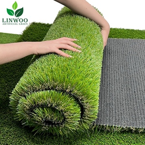 Trung Quốc Sản Xuất Bền Tổng Hợp Cỏ Cuộn Động Vật Thân Thiện Cỏ Mềm Cỏ Nhân Tạo Cỏ Cho Ngoài Trời Vườn - Product Image 3