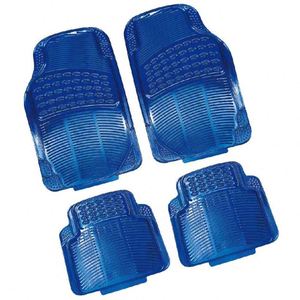 Juego de 4 Alfombrillas para Auto de Fábrica, Duraderas, Ecológicas, Antideslizantes, Impermeables, de PVC y Aluminio con Diseño de Ojo de Vaca, Fáciles de Limpiar - Product Image 5