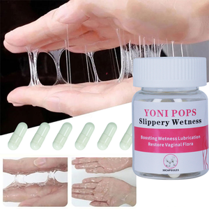 SereneCare 30 Cápsulas/Botella Yoni Pops, <span class=keywords><strong>Lubricante</strong></span> Sexual Personal <span class=keywords><strong>Vegano</strong></span> a Base de Hierbas Chinas, Cápsulas para Mayor Humectación - Product Image 1