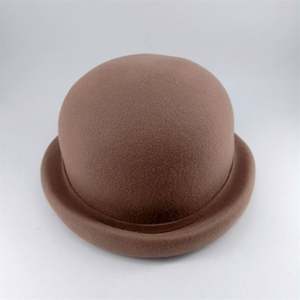 Chapeau Derby Doux et Élégant pour Femme en Feutre de Laine, Chapeau Cloche, Chapeau Bowler, Chapeau Fedora d'Hiver pour l'Église - Product Image 5