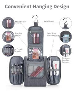 Large Makeup Cosmetic Organizer <b>Storage</b> Water-resistant Fabric Hanging Organizer for Full-Size <b>Toiletries</b> - Product Image 6
