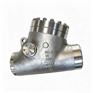 Válvula de Retención de Metal CF8C para Control de Flujo de Agua, Válvula de Retención de Acero Inoxidable de 10 Pulgadas - Product Image 1