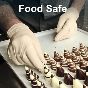 Sarung Tangan Lateks Sekali Pakai Bebas Bubuk untuk Pemeriksaan Medis, Hotel, Rumah Sakit, dan Pekerjaan, Paket Grosir OEM - Product Image 3