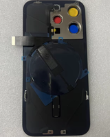 Couvercle arrière en verre avec flex pour iPhone 15 15 pro 15 Pro Max 15 Plus boîtier de porte arrière avec câble flexible sans fil