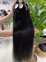 Extensions de Cheveux Vierges Remy Indiens Ondulées Naturelles, Stock Américain, Bouclées Kinky Birmanes, Paquets Bruts en Gros, Cheveux Lisses Brésiliens Remy