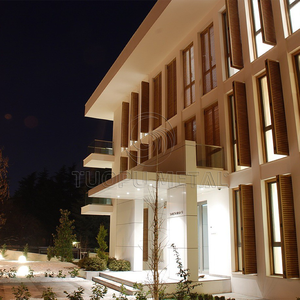 Parement <span class=keywords><strong>métallique</strong></span> écran mural extérieur persienne décorative en aluminium pour façade murale - Product Image 4