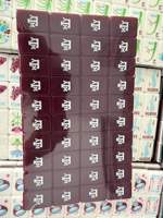 Trendiges Transparentes Acryl-Mahjong-Set, Elegante Mattierte Spielsteine, Ästhetisches Spiel für Mädelsabende