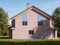 Villa modulaire préfabriquée en structure légère en acier personnalisée, design ignifuge et résistant au vent, construction de qualité pour la maison