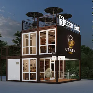 Prefabricated mobile stores coffee shop container coffee bar container house