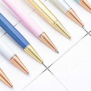 Bolígrafo de Metal con Diseño Novedoso, Logotipo Personalizado, Líquido Colorido y Bola Flotante con Forma de Flor - Product Image 3