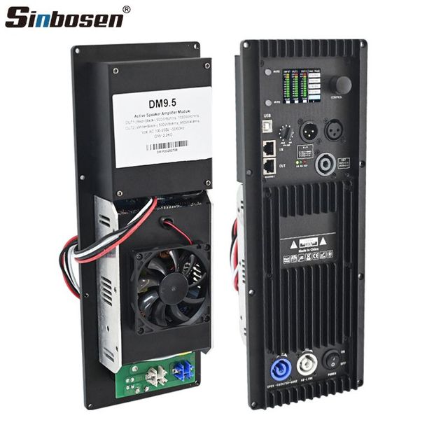 DM9.5 900w+500w 2 Channel Professional DSP Amplifier Module Board High-performance DSP Processor with FIR Function