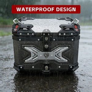 WENDUN Fabrication directe, boîte à bagages pour <span class=keywords><strong>moto</strong></span> de 45L, boîte latérale en aluminium gaufré coloré, excellent matériau en alliage pour l'utilisation de bagages - Product Image 3