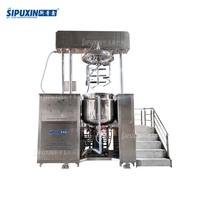Homogénéisateur émulsifiant hydraulique de 500 L avec système de pesage et agitation bidirectionnelle
