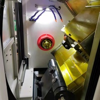 Haute précision automatique haute vitesse intelligente CNC usinage CNC tournant petit lit incliné CNC tour TCK36 avec tourelle Y axe fraisage