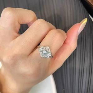 ขาตั้งเครื่องประดับเงิน DIY 10679 สำหรับลูกปัดกลมขนาด 7-9 มม. ขาตั้งแหวนเงินแท้ S925 แบบไม่มีลวดลาย พร้อมอุปกรณ์ตกแต่งแฟชั่นทันสมัย - Product Image 3