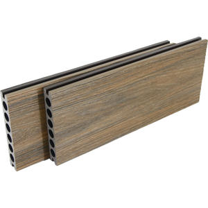 Planche de terrasse en composite bois-plastique co-extrudé à texture bois, creuse 3D, anti-termites, pour extérieur et <span class=keywords><strong>maison</strong></span> - Product Image 1
