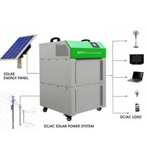 オールインワン中国メーカーミニポータブルホーム24v 48v DCソーラーエネルギー照明システムポータブル - Product Image 4