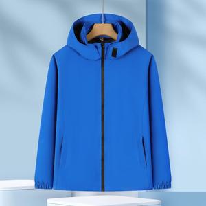 Veste d'extérieur personnalisée OEM en gros, veste softshell coupe-vent et imperméable avec logo pour vêtements de travail, uniforme d'équipe et usage professionnel - Product Image 1