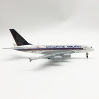 Modèle d'avion Airbus A380 F3A à l'échelle 1:400 de haute qualité, jouets en métal artisanal