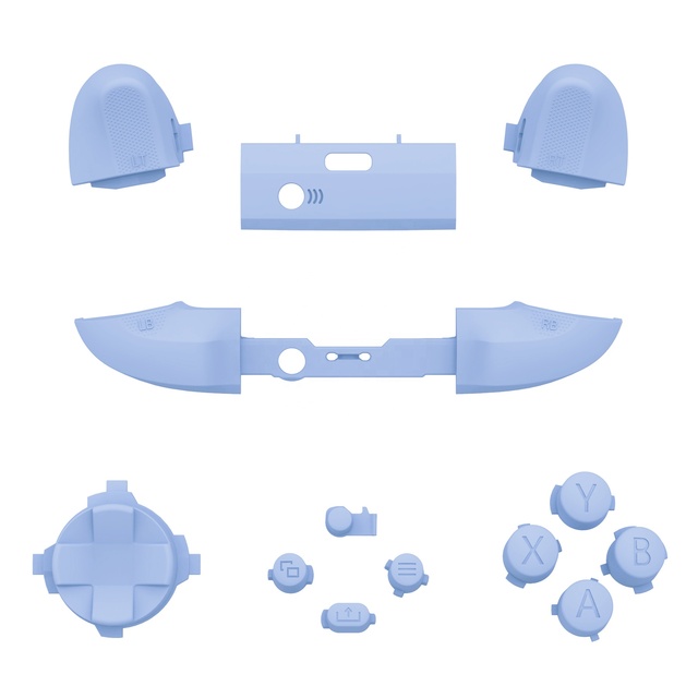 Light Violet Bumpers Triggers Dpad ABXY Start Back Sync Share Keys Parts Replacement Buttons for Xbox Series X S Controller