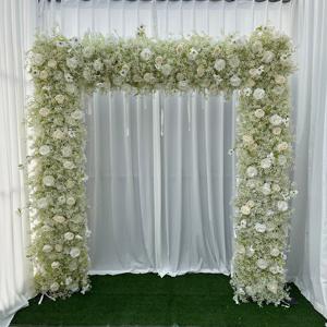 M-SFA013 Wedding Artificial square arch <b>stand</b> flower silk rose flower arch <b>backdrop</b> decorative flower arch for event decor - Product Image 4