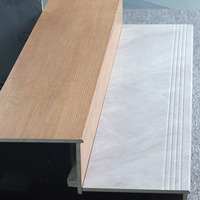 Carreaux de sol en porcelaine émaillée mate antidérapants pour escaliers, design décoratif intérieur