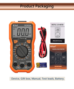 Vici vente chaude multimètre numérique compact max DC 10A DC/AC 600V 200Mohm <span class=keywords><strong>hFE</strong></span> Diode fonctions multimètre numérique - Product Image 6