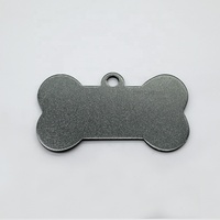 Placa de Identificación Personalizable para Perros, Llavero para Perros, Etiquetas para Mascotas para Grabar, Placas de Identificación en Forma de Hueso de Aluminio, Coloridas para Perros y Gatos