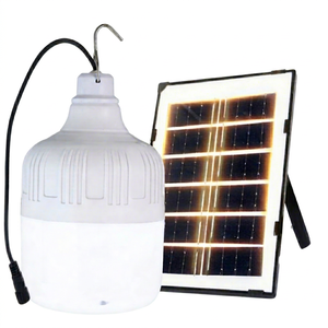 Solar LED Lantern with Panel 6000K Daylight IP20 Indoor Garden <b>Light</b> Plastic Body DC 6V <b>Ceiling</b> Mount <b>Remote</b> <b>Control</b> - Product Image 1