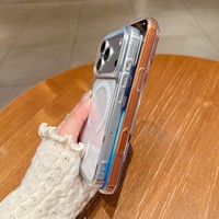 Étui magnétique pour iPhone 16 17 18 Pro, design personnalisé, recharge sans fil, compatible avec iPhone 16 15 14 13 12 11