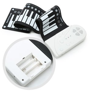 Piano portátil enrollable Con altavoz incorporado, piano de mano plegable Flexible de nivel de entrada, 49 teclas, precio barato, venta al por mayor - Product Image 5