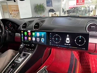 Autoradio multimédia Android 14 avec écran OLED double de 24,6 pouces pour Porsche 718/Boxster 2012-2023, lecteur vidéo, lecteur de cassette, USB