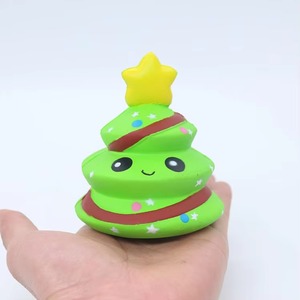 Juguetes Blandos de PU con Forma de Árbol de Navidad Kawaii, de Subida Lenta, Elásticos, Antiestrés - Product Image 1