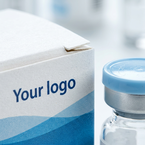 Caja de Papel Impresa Personalizada OEM para Envase Exterior de Viales de Péptidos Liofilizados para Viales de Péptidos de 2ml, 5ml y 10ml - Product Image 3
