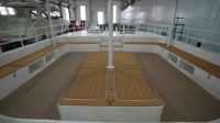 Catamaran de pêche et de tourisme en aluminium de 12 m homologué CE, moteur hors-bord de 500 CV, excellente stabilité pour les excursions de passagers