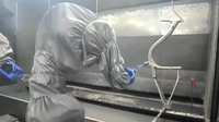 Machine de peinture automatique par pulvérisation, robot CNC 6 axes pour la peinture de pièces automobiles