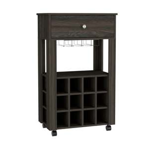 Deposito E-SHOP Margh Bar carrello cassetto, Espresso in carbonio - Product Image 5